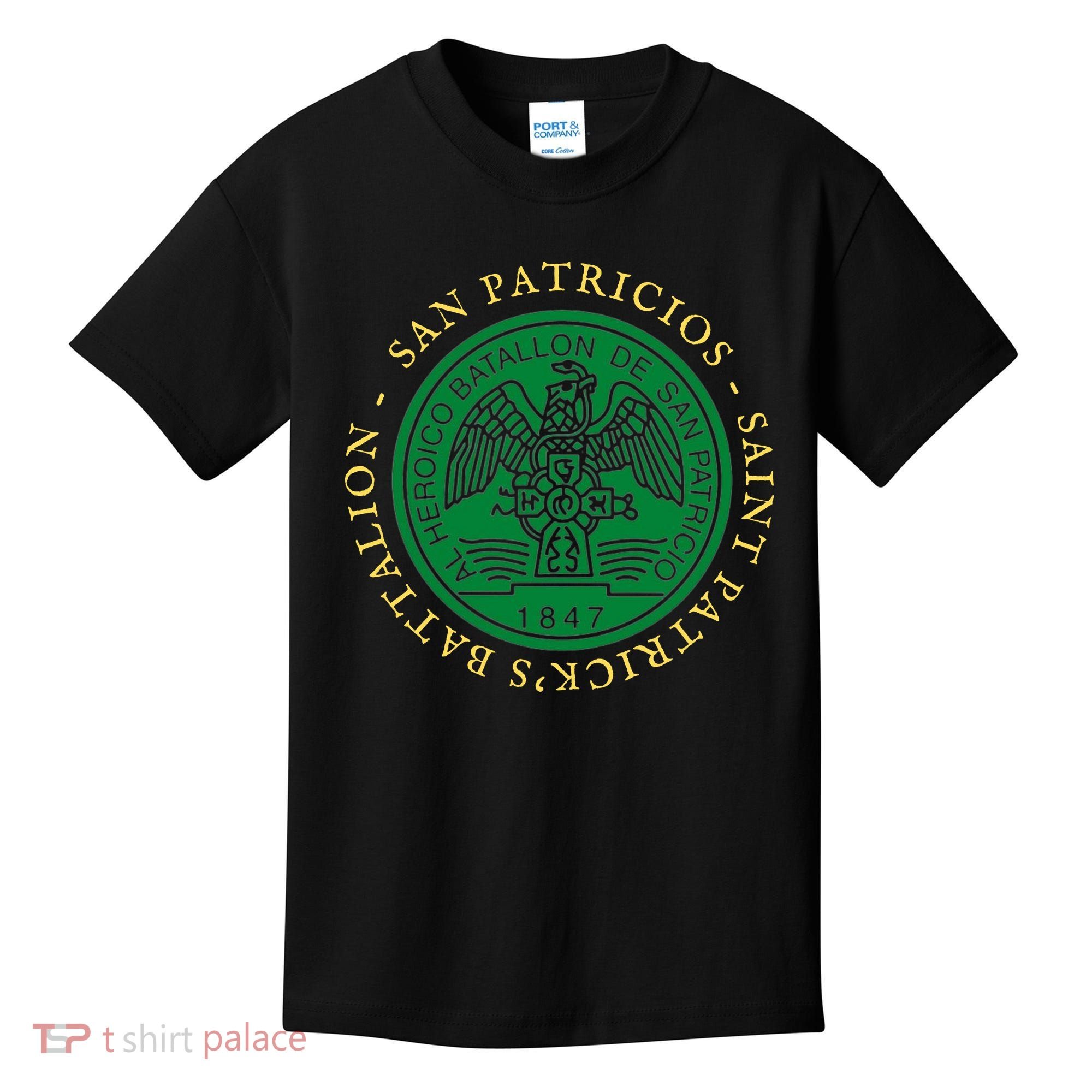 Saint Patrick's Battalion San Patricios Catholic Kids T-Shirt