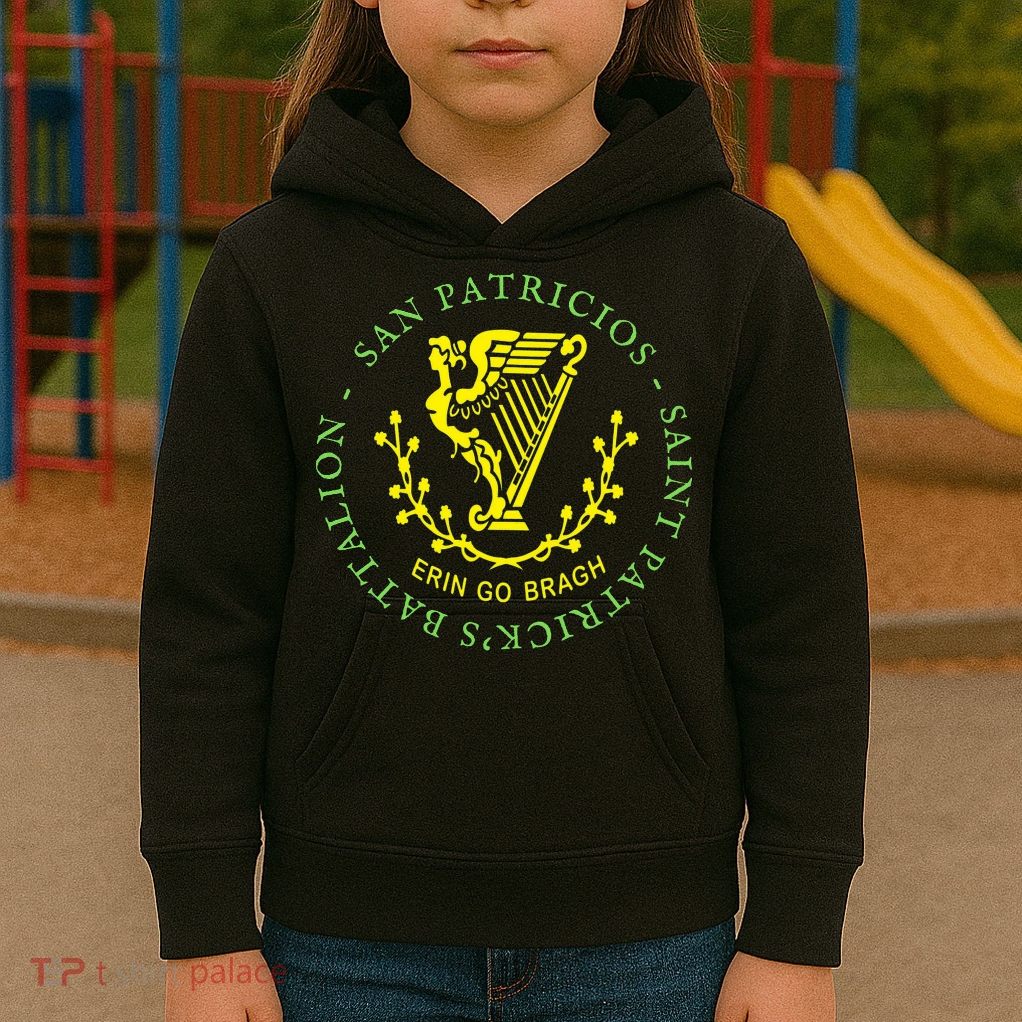 Saint Patrick's Battalion San Patricios Catholic Kids Hoodie