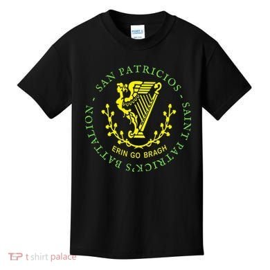 Saint Patrick's Battalion San Patricios Catholic Kids T-Shirt