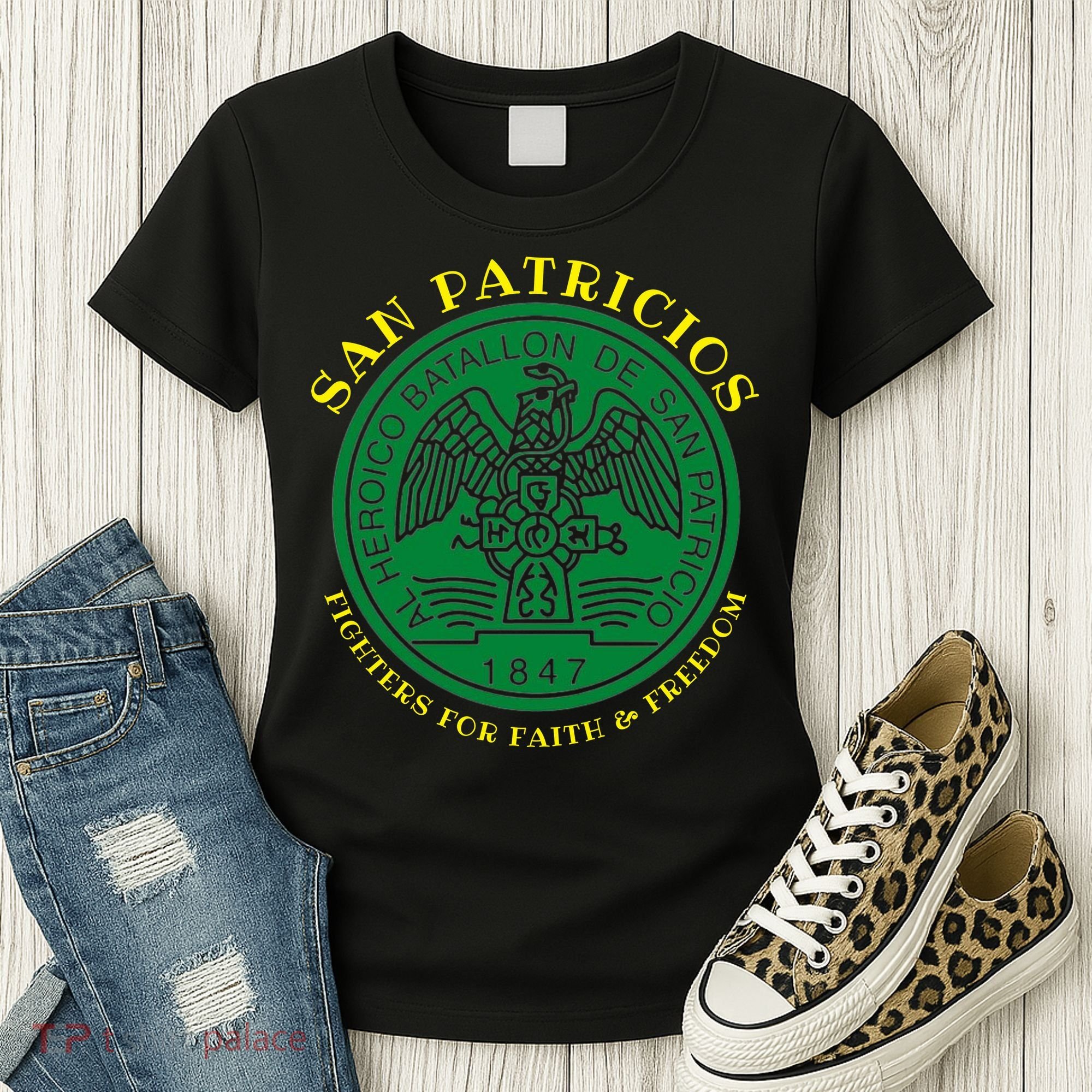 Saint Patrick's Battalion San Patricios Catholic Women's T-Shirt