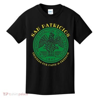 Saint Patrick's Battalion San Patricios Catholic Kids T-Shirt
