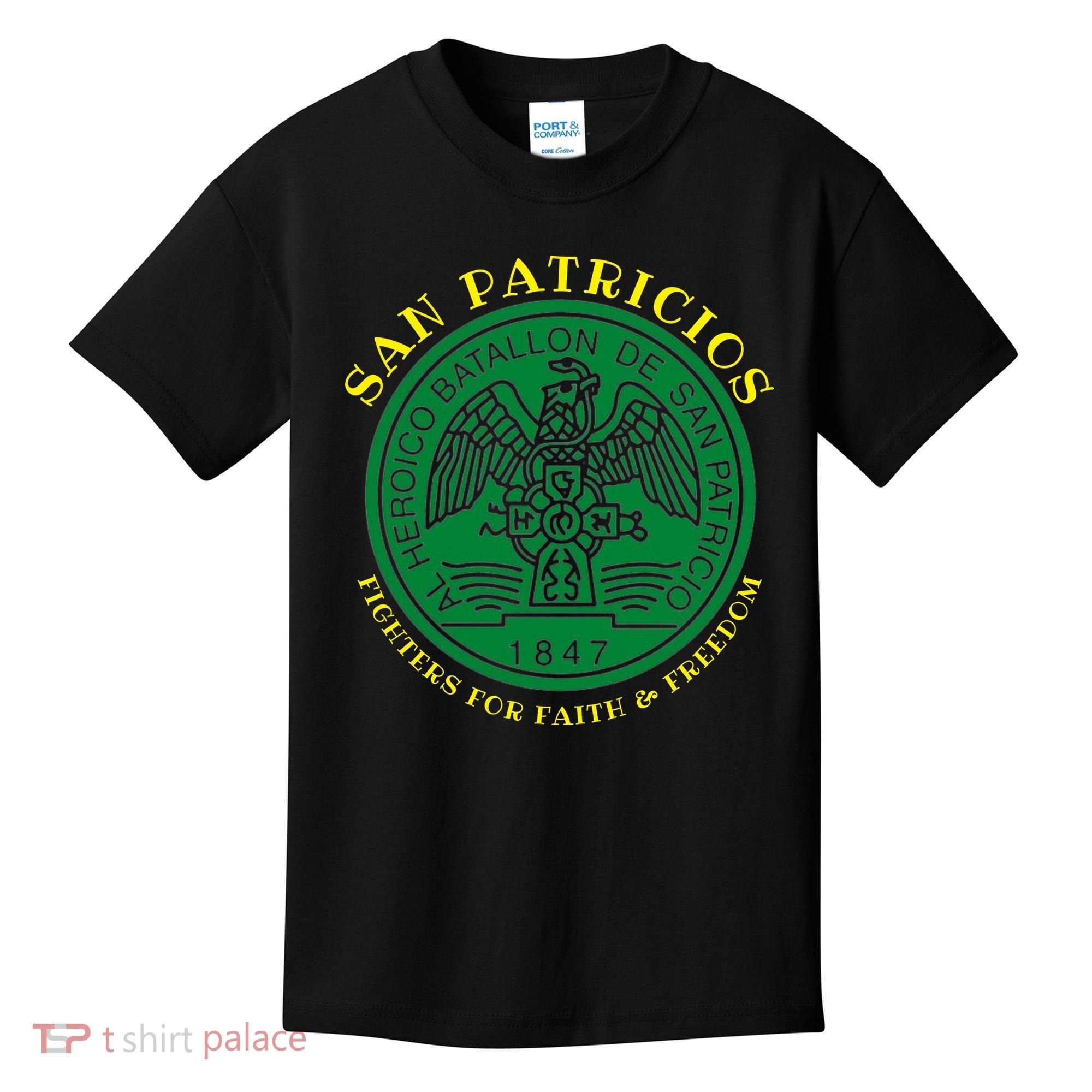 Saint Patrick's Battalion San Patricios Catholic Kids T-Shirt