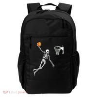 Skeleton Playing Basketball Halloween Costume Boy Kids Backpack thumb 0
