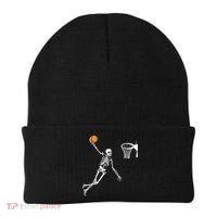 Skeleton Playing Basketball Halloween Costume Boy Kids Beanie thumb 0