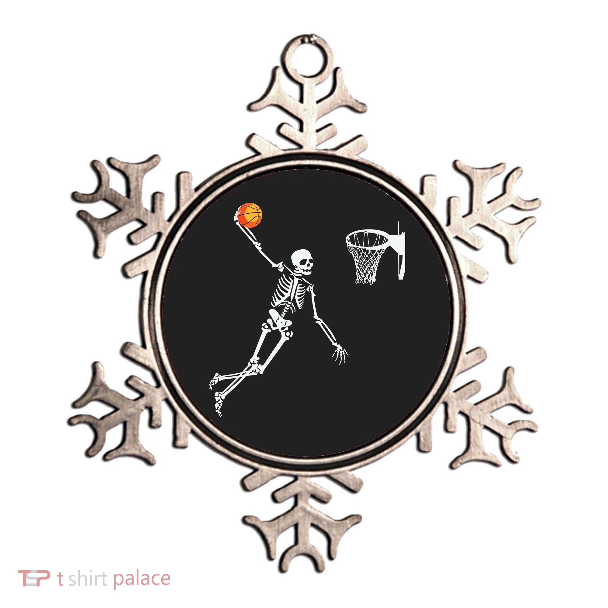 Skeleton Playing Basketball Halloween Costume Boy Kids Ornament
