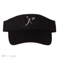 Skeleton Playing Basketball Halloween Costume Boy Kids Visor thumb 0