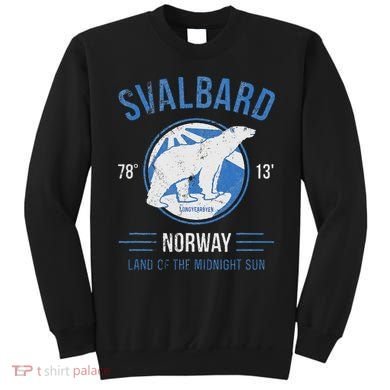 Svalbard Polar Bear Norway Northern Lights Sweatshirt