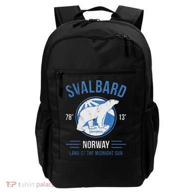 Svalbard Polar Bear Norway Northern Lights Backpack