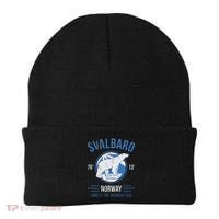 Svalbard Polar Bear Norway Northern Lights Beanie thumb 0