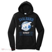 Svalbard Polar Bear Norway Northern Lights Women's Hoodie thumb 0