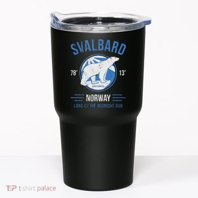 Svalbard Polar Bear Norway Northern Lights Tumbler