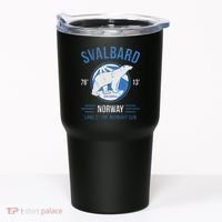 Svalbard Polar Bear Norway Northern Lights Tumbler thumb 0