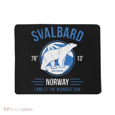Svalbard Polar Bear Norway Northern Lights Mousepad