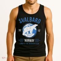 Svalbard Polar Bear Norway Northern Lights Tank Top thumb 3