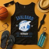 Svalbard Polar Bear Norway Northern Lights Tank Top thumb 4