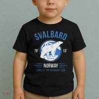Svalbard Polar Bear Norway Northern Lights Toddler T-Shirt thumb 2