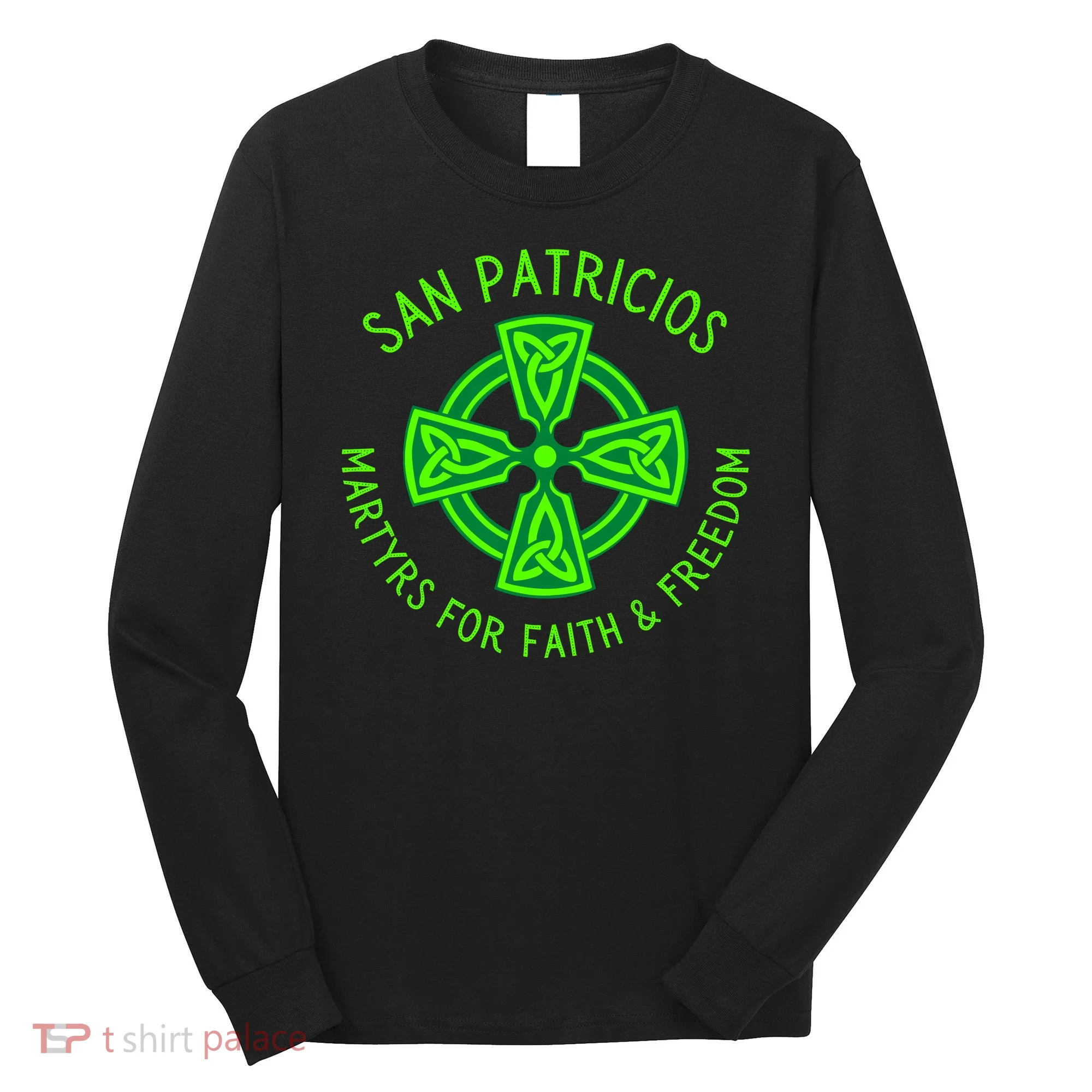Saint Patrick's Battalion San Patricios Catholic Gift Long Sleeve Shirt