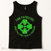 Saint Patrick's Battalion San Patricios Catholic Gift Tank Top thumb 2