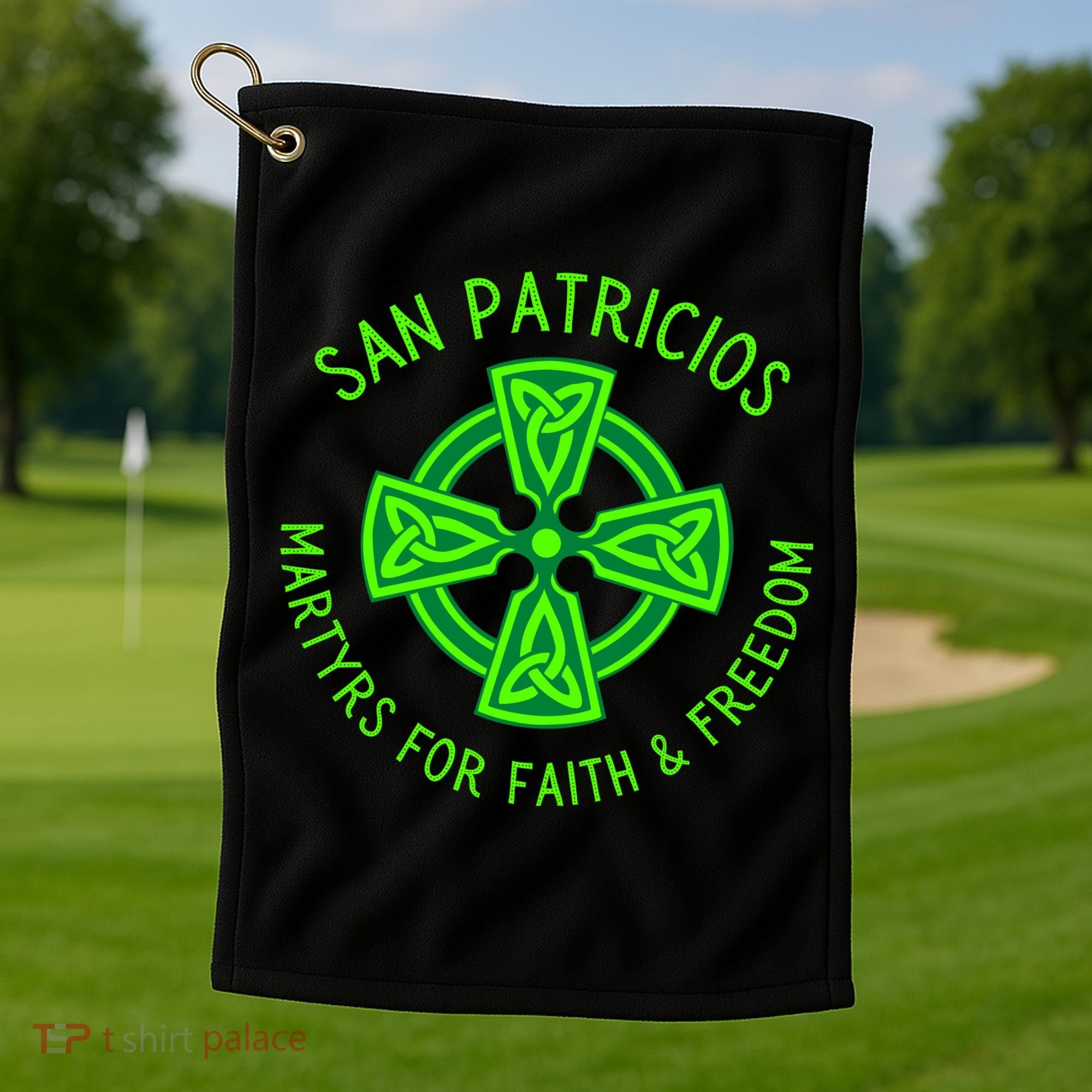 Saint Patrick's Battalion San Patricios Catholic Gift Golf Towel