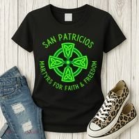 Saint Patrick's Battalion San Patricios Catholic Gift Women's T-Shirt thumb 3