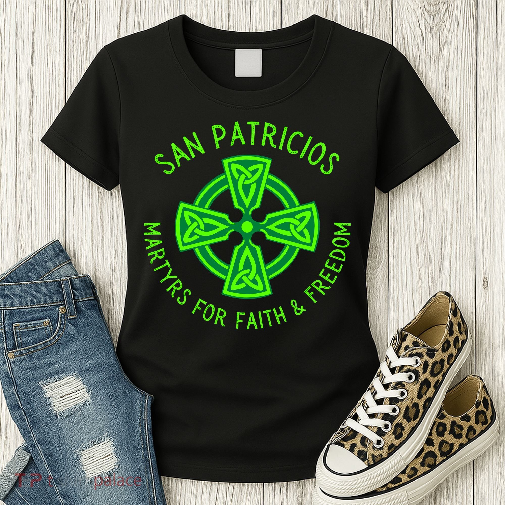 Saint Patrick's Battalion San Patricios Catholic Gift Women's T-Shirt