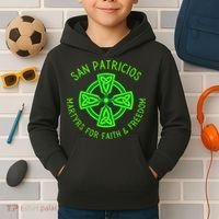 Saint Patrick's Battalion San Patricios Catholic Gift Kids Hoodie thumb 2