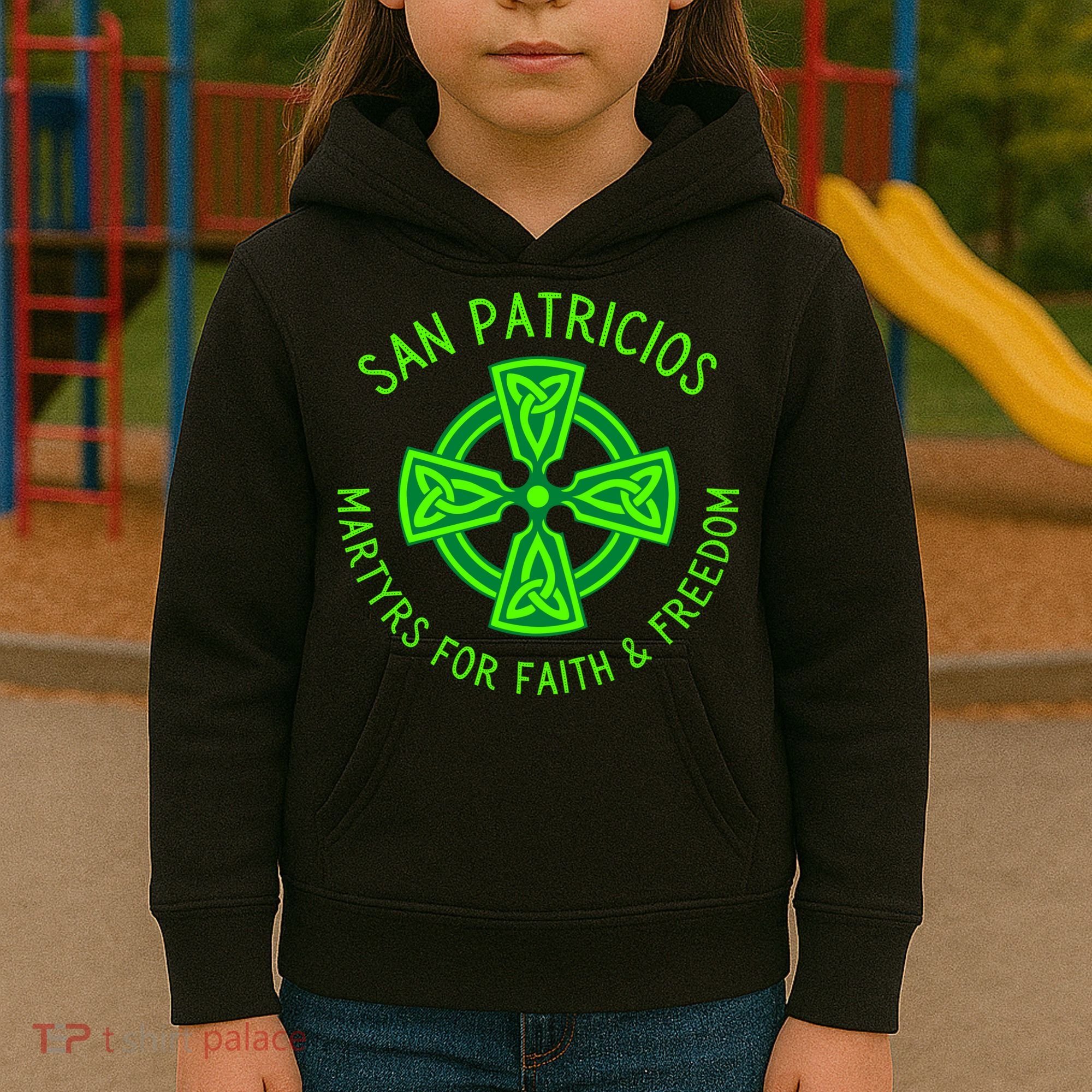 Saint Patrick's Battalion San Patricios Catholic Gift Kids Hoodie