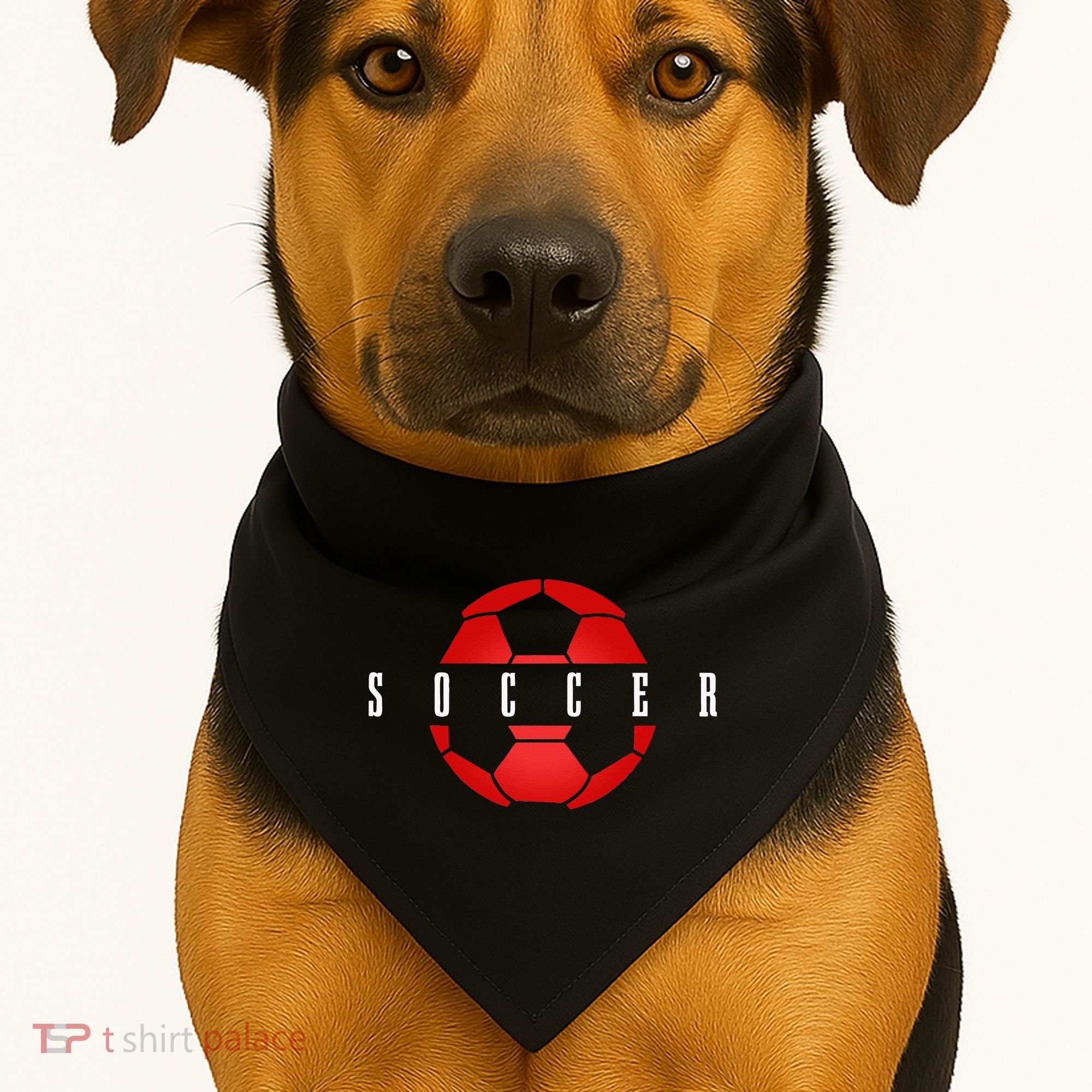 Soccer Player Ball Soccer USA-Made Doggie Bandana