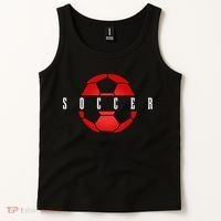 Soccer Player Ball Soccer Tank Top thumb 2