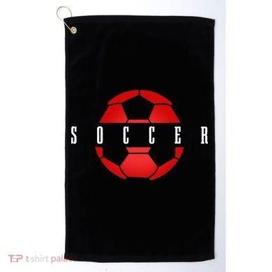 Soccer Player Ball Soccer Golf Towel