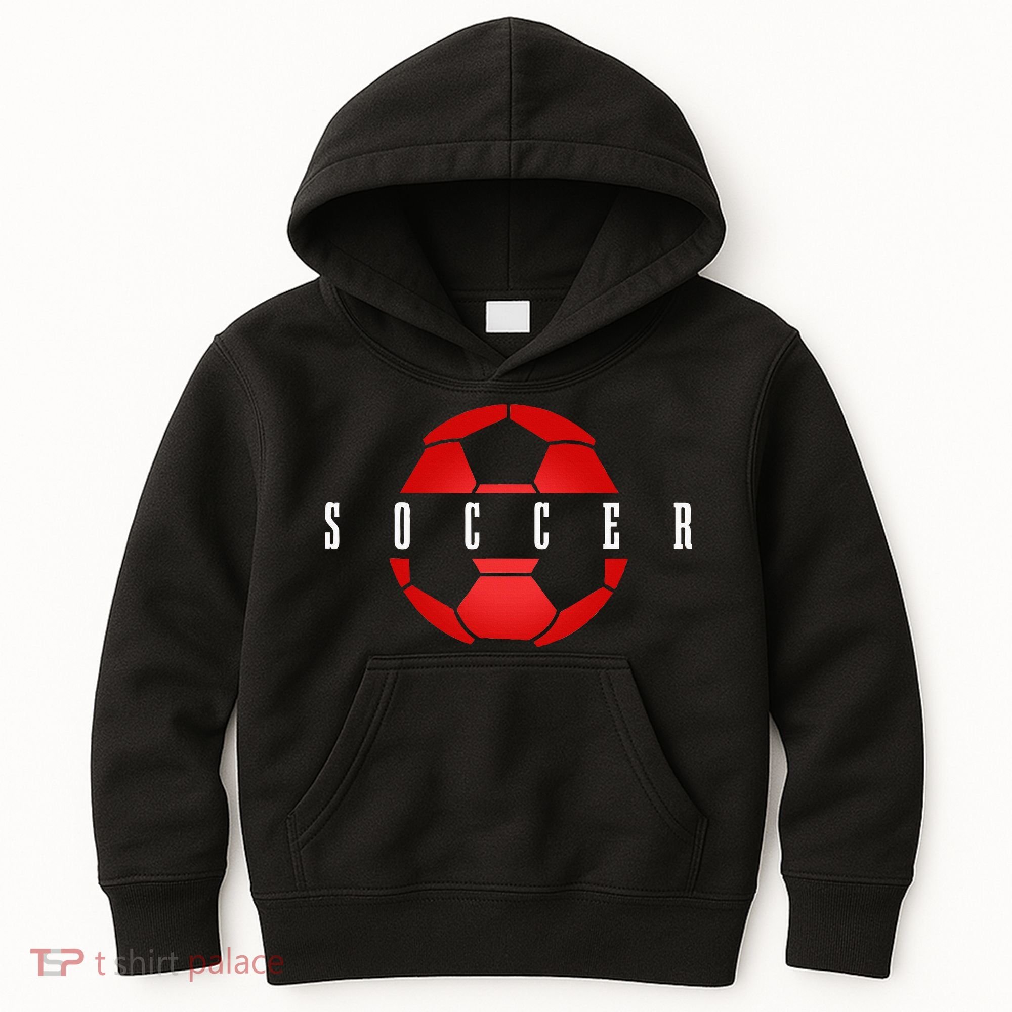 Soccer Player Ball Soccer Kids Hoodie