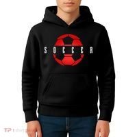 Soccer Player Ball Soccer Kids Hoodie thumb 4