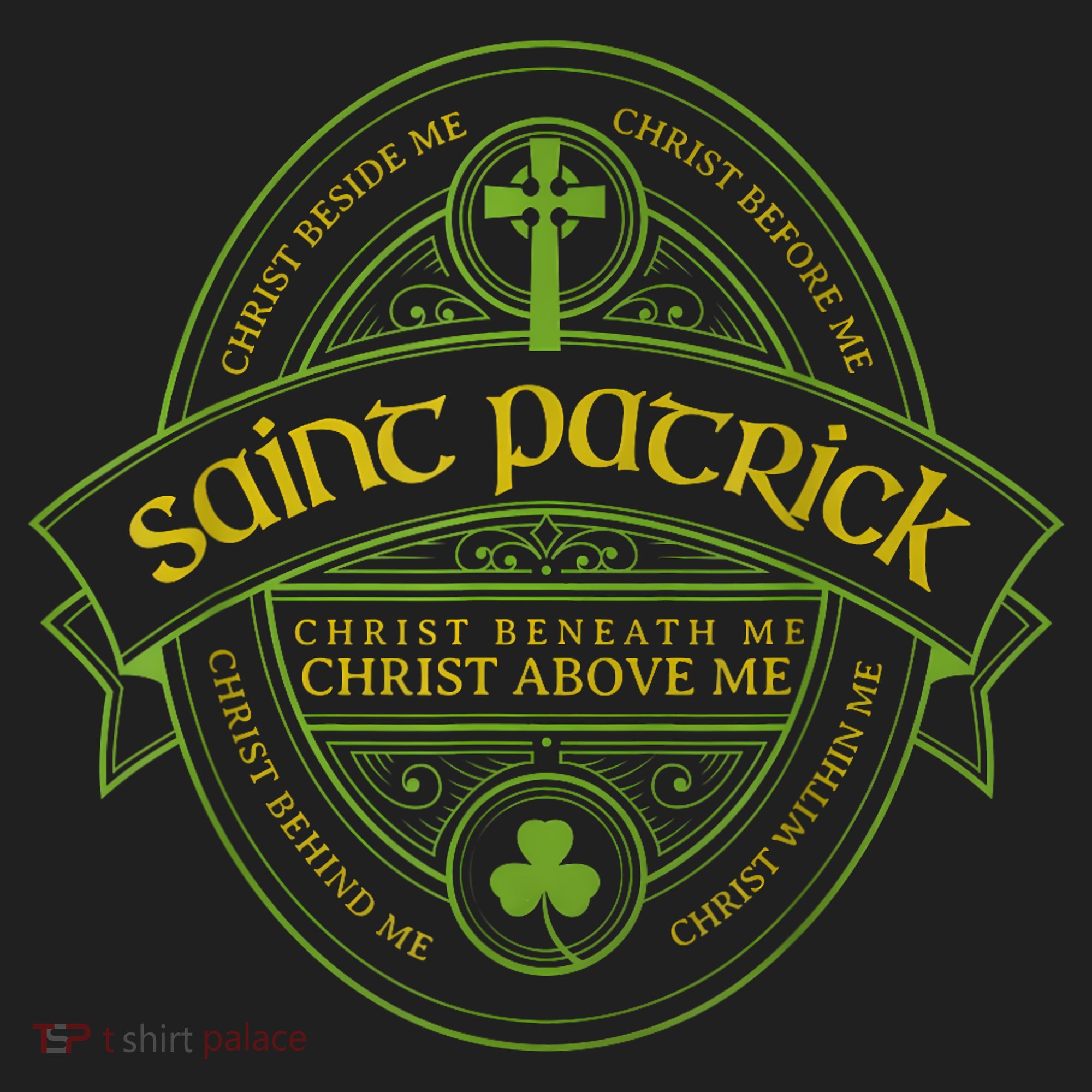 St Patrick Breastplate Prayer Catholic Saint Patricks Day Women's Sweatshirt