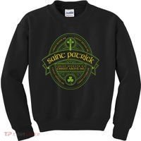 St Patrick Breastplate Prayer Catholic Saint Patricks Day Kids Sweatshirt thumb 0