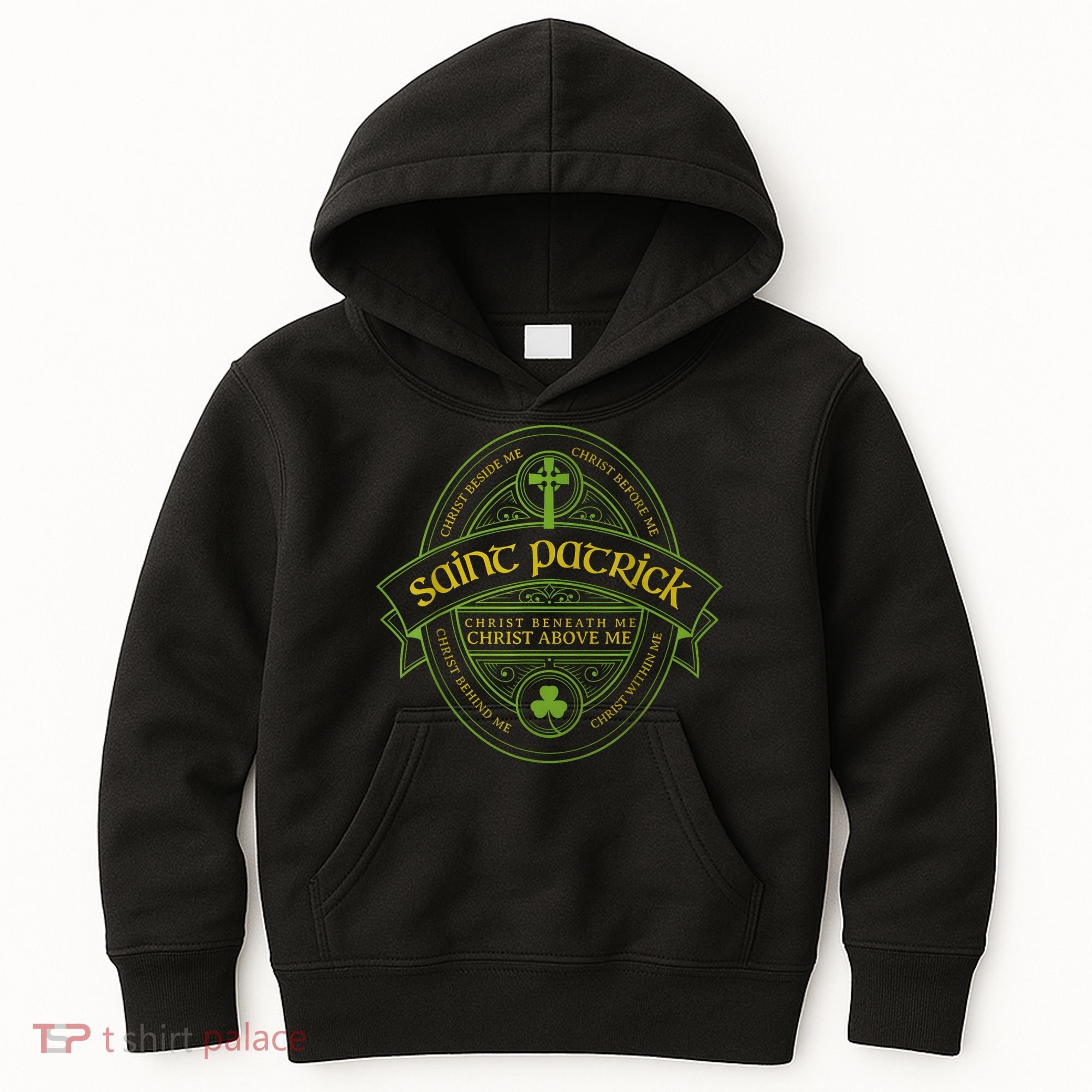 St Patrick Breastplate Prayer Catholic Saint Patricks Day Kids Hoodie