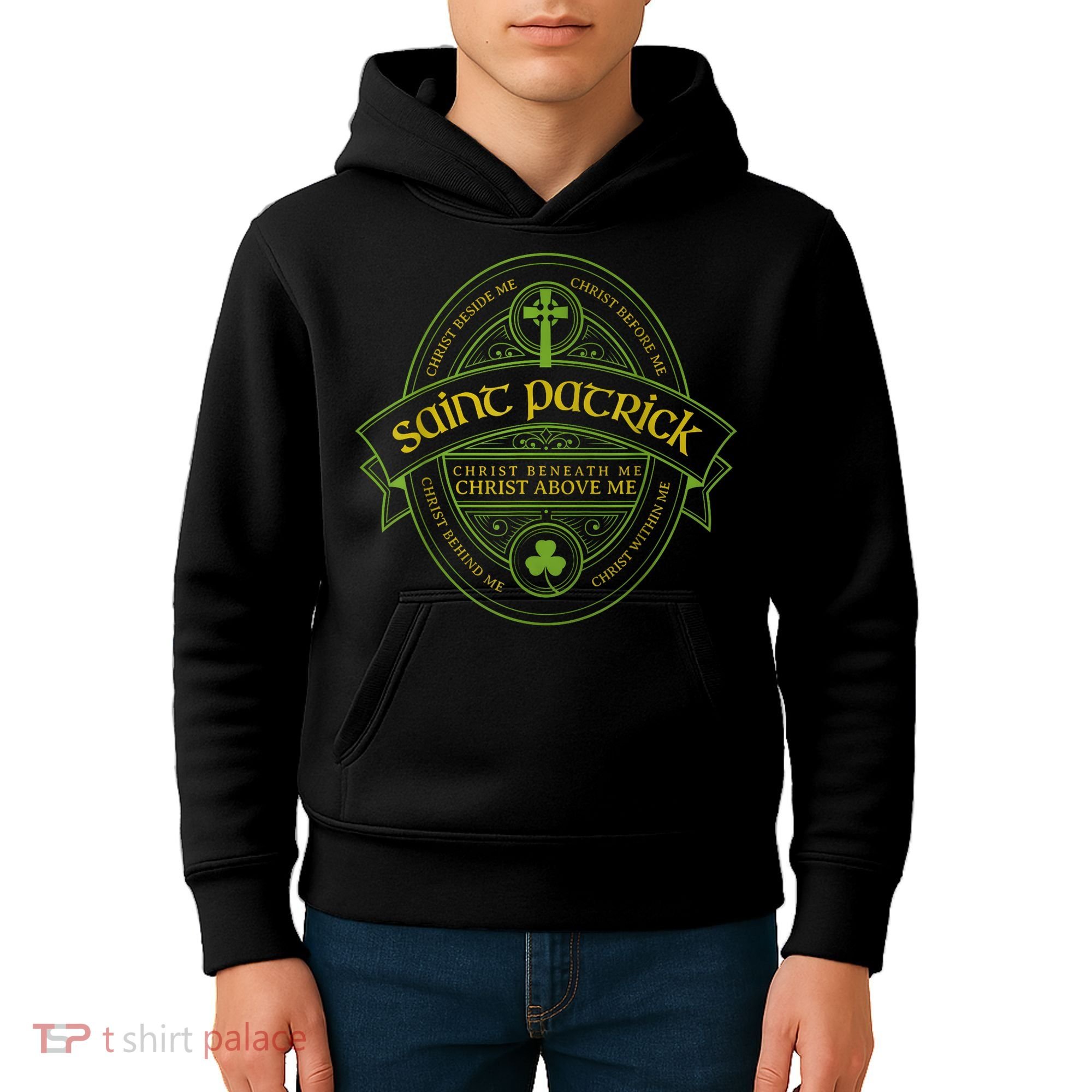 St Patrick Breastplate Prayer Catholic Saint Patricks Day Kids Hoodie