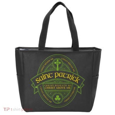 St Patrick Breastplate Prayer Catholic Saint Patricks Day Bag