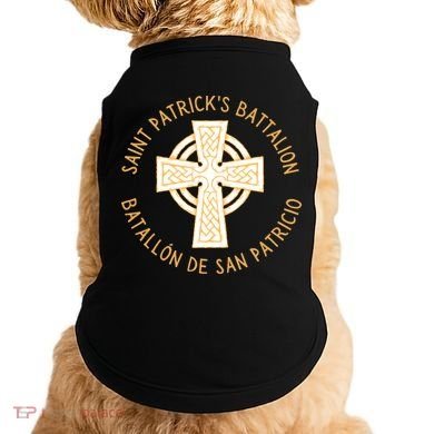 Saint Patrick's Battalion San Patricios Catholic Gift Doggie Tank