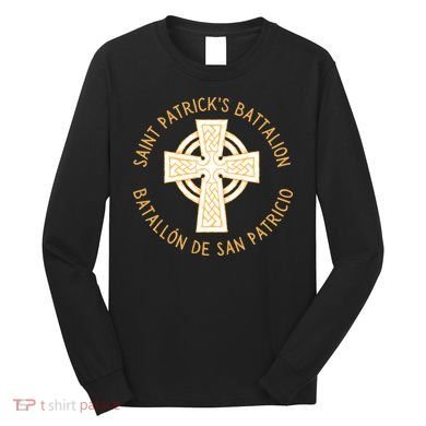 Saint Patrick's Battalion San Patricios Catholic Gift Long Sleeve Shirt