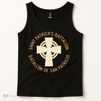 Saint Patrick's Battalion San Patricios Catholic Gift Tank Top thumb 2