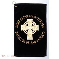 Saint Patrick's Battalion San Patricios Catholic Gift Golf Towel thumb 0