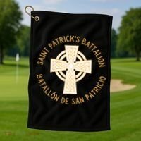 Saint Patrick's Battalion San Patricios Catholic Gift Golf Towel thumb 1