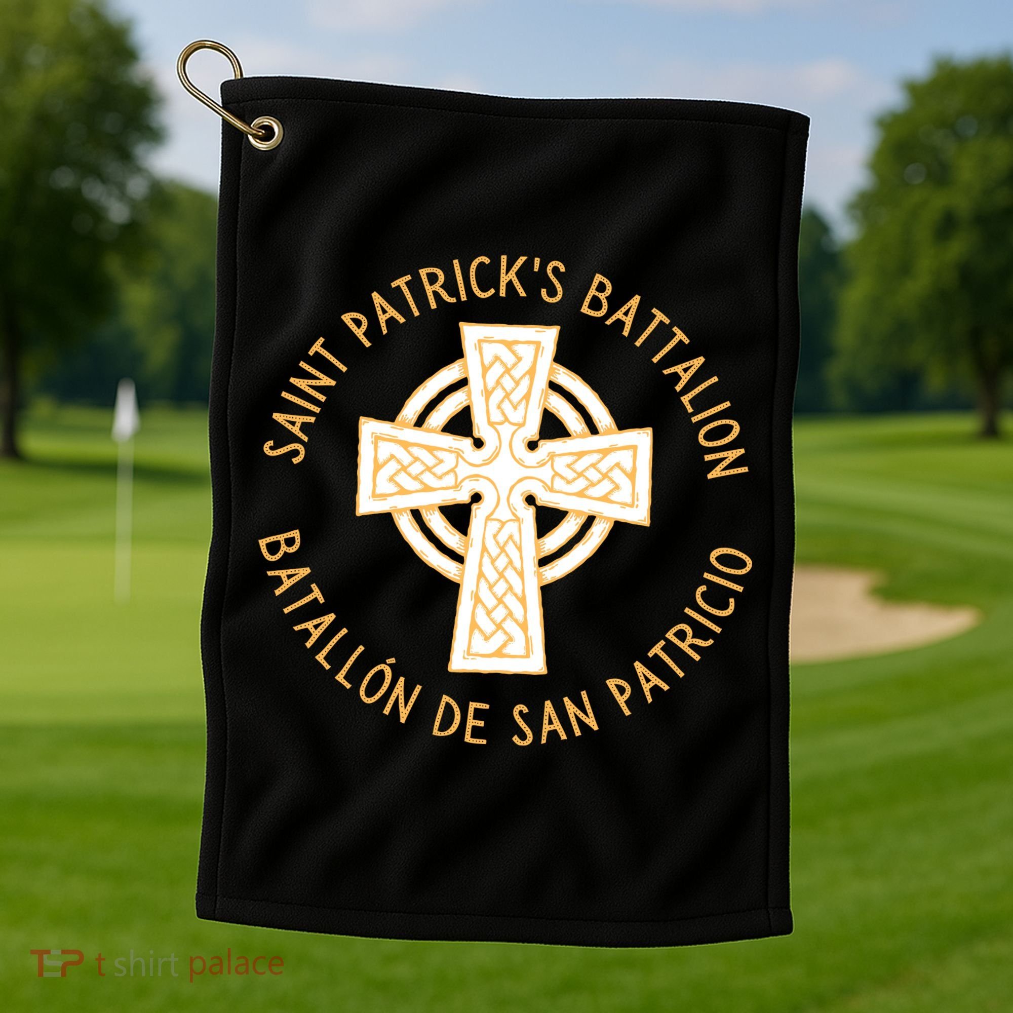 Saint Patrick's Battalion San Patricios Catholic Gift Golf Towel