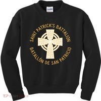 Saint Patrick's Battalion San Patricios Catholic Gift Kids Sweatshirt thumb 0