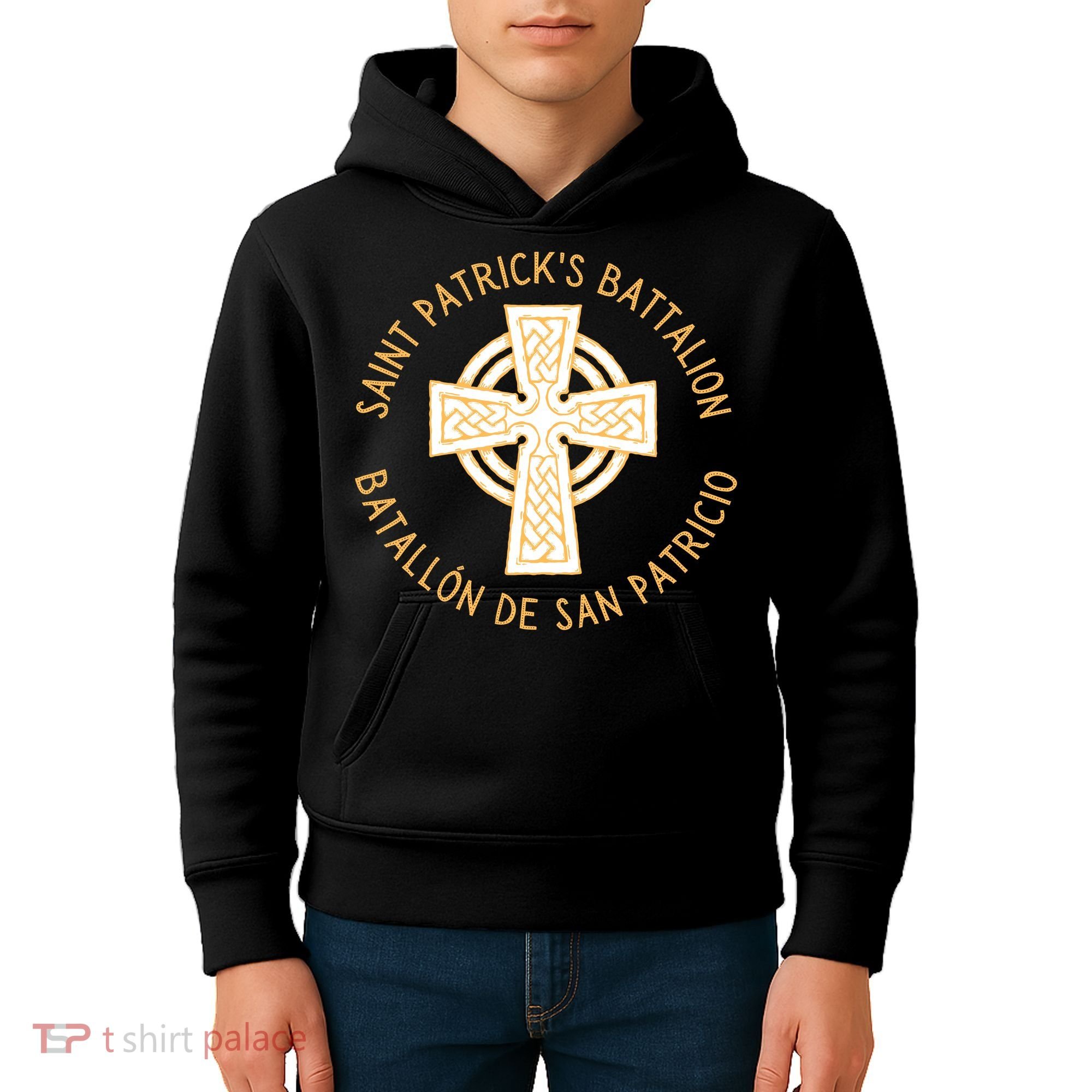 Saint Patrick's Battalion San Patricios Catholic Gift Kids Hoodie