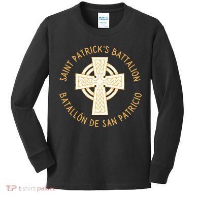 Saint Patrick's Battalion San Patricios Catholic Gift Kids Long Sleeve Shirt