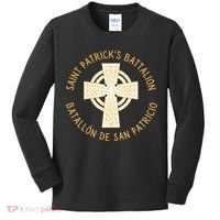 Saint Patrick's Battalion San Patricios Catholic Gift Kids Long Sleeve Shirt thumb 0