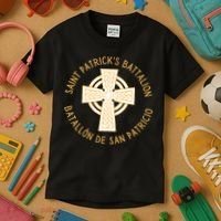 Saint Patrick's Battalion San Patricios Catholic Gift Kids T-Shirt thumb 3