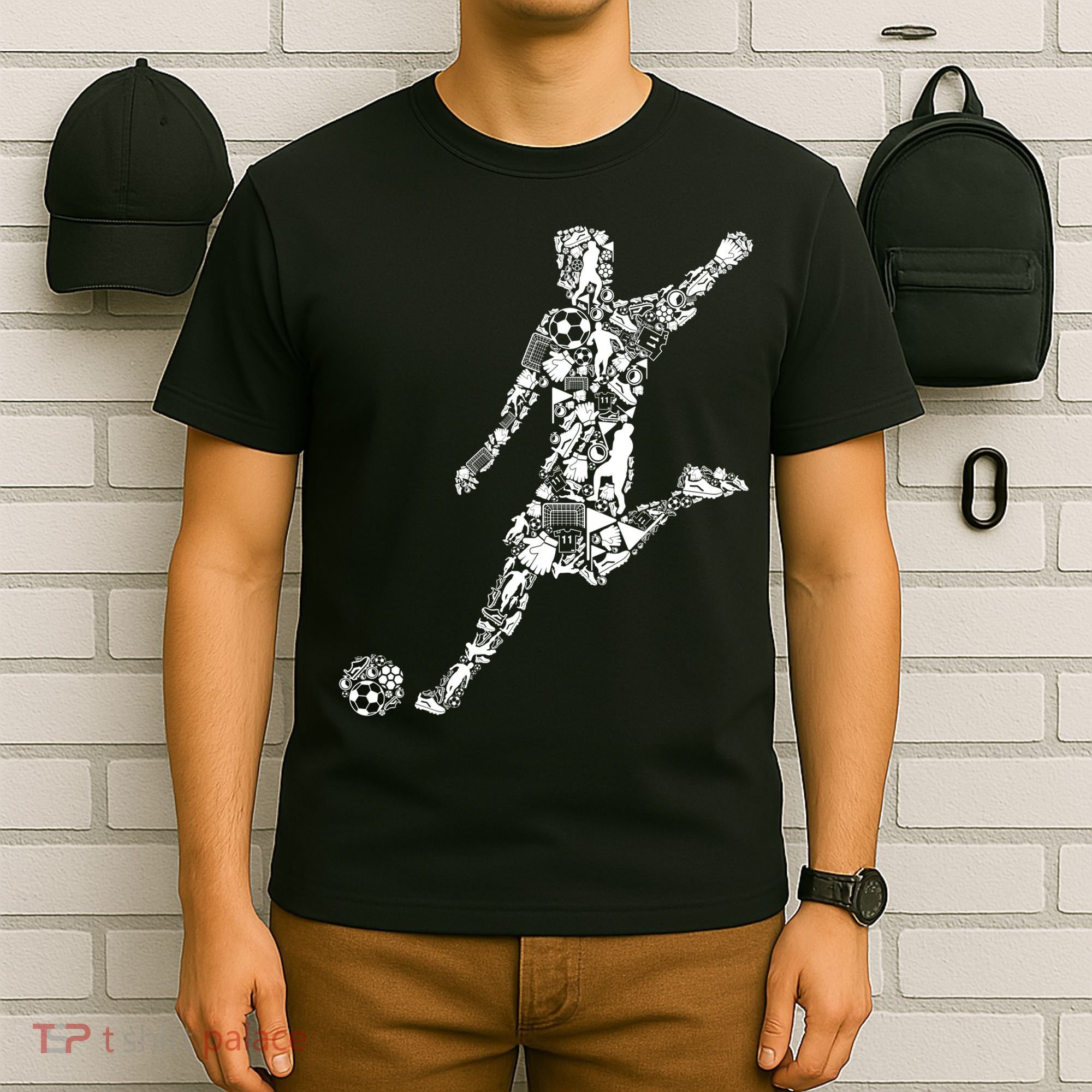 Soccer Player Boys Kids Youth Men TShirt T-Shirt