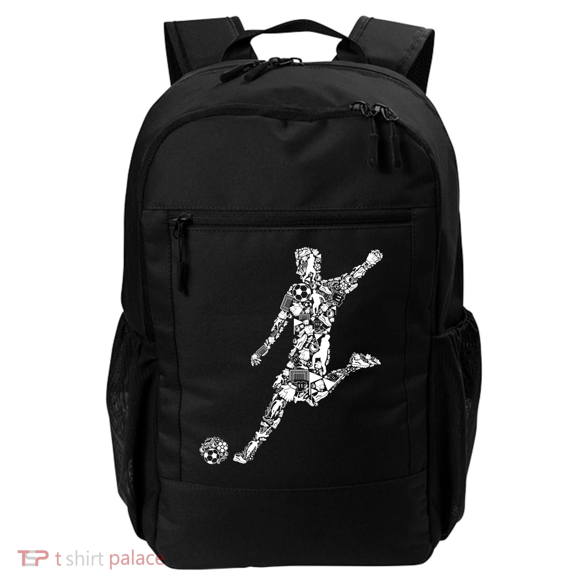 Soccer Player Boys Kids Youth Men TShirt Backpack